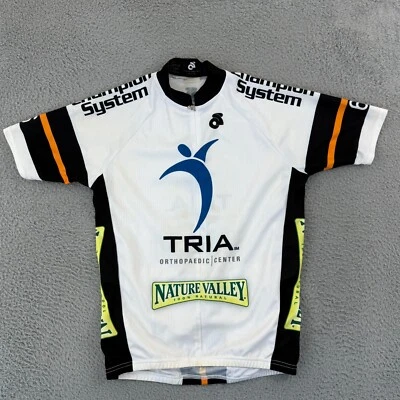 Jersey de ciclismo Champion System adulto mediano motociclista cremallera exterior manga corta ligero Foto 1 de 4