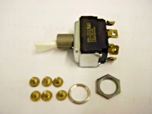 Eaton DPDT Momentary Toggle Switch 15A @ 125VAC, 10A @ 250VAC, 3/4HP @ 250VAC - Picture 1 of 3