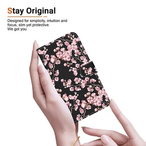 Plum blossom Wallet Phone Case For OPPO Realme A57 Huawei P40 P50 Honor 60 70 80 - Picture 1 of 10
