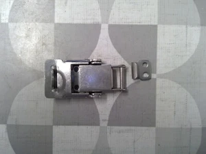 Lockable Cabinet Latch, Silver Tone **Free Shipping** - Picture 1 of 1