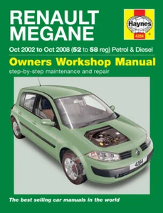 Renault Megane 2002-2008 Workshop Repair Manual 4284 - Picture 1 of 9