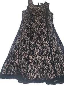Liz Claiborne Black Lace Womens Dress Size Small #1249 - Picture 1 of 7