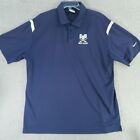 Charleston Southern Football Nike Polo Shirt Mens Xl Blue Short Sleeve Buc Clubs