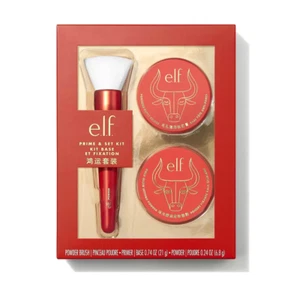 NIB!! ELF Lunar New Year Prime & Set Kit Poreless Putty Primer, Powder & Brush! - Picture 1 of 1