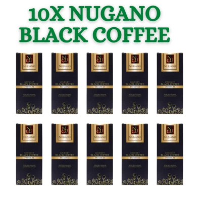 10 box Nugano Black Coffee 100% Organic Ganoderma Extract GanoCafe Energy Health - Image 1 of 4