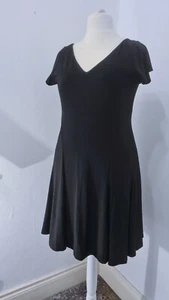 Lauren Ralph Lauren black fit and flare dress - XL - Picture 1 of 4