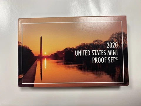 2020 US Mint Proof Set in Original Box with COA- NO West Point Nickel Cover