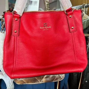 Brand New Red Kate Spade Pine Street Small Kori Leather Shoulder Bag - Picture 1 of 11
