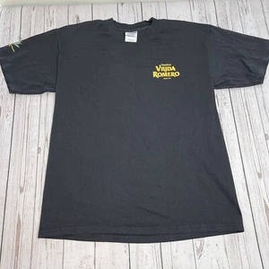 Viuda de Romero Mexican Tequila T Shirt Mens Size Large Black - Picture 1 of 6