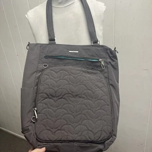 Travelon Women's Anti Theft Quilted ToteDark Grey RFD Pocket. - Picture 1 of 8