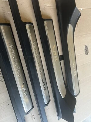 2000 2001 2002 Mercedes-Benz S600 V12 🔄W220 door sill Panel Scuff S55 S430 S500 - Image 1 of 4