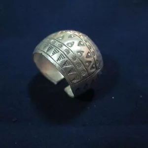 Fine Silver Rings HILLTRIBE Ethno Anello Argento Classic Jungle Dome Carnival - Picture 1 of 5