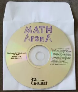 Math Arena Win / Mac CD Software: Learning Numbers Algebra Geometry Measurements - Picture 1 of 4