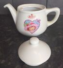 Vintage Strawberry Shortcake Teapot White Approx 4 Inches High Cartoon Character
