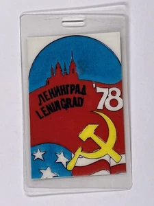 Joan Baez The Beach Boys Santana Pass Ticket Original Leningrad Moscow 1978 - Picture 1 of 12