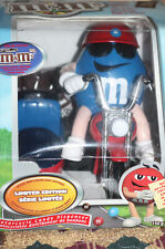 M&M's Red White & Blue Motorcycle Candy Dispenser  Limited Edition