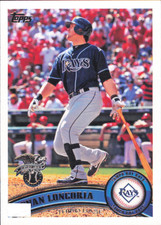 2011 American League All-Stars Topps #AL12 Evan Longoria Tampa Bay Rays NM-MT
