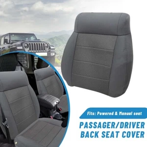 Front Passager/Driver Back Seat Cover For Jeep Wrangler Sahara Rubicon 2008-2010 - Picture 1 of 10