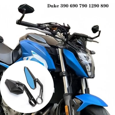 Espejos retrovisores de barra lateral nuevos de 7/8" para KTM Duke 390 690 790 1290 890 18-22 Foto 1 de 4