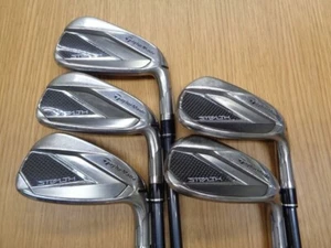 TaylorMade Stealth Iron Set 5 Clubs 6-PW shaft Tensei Red TM60 golf sports Mens - Picture 1 of 5