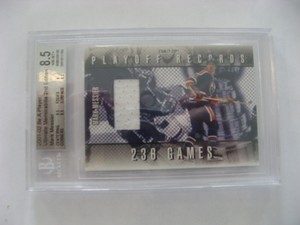 2001-02 BAP ULTIMATE MEMORABILIA MARK MESSIER BGS 8.5 NMMT+