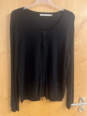 Schwarze Damen Feinstrickjacke der Premium Marke PASSPORT in Gr. 44 - Bild 1 von 4