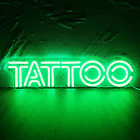 Panneau de tatouage néon, panneaux de néon DEL personnalisés pour décoration murale, lumière néon amusante...