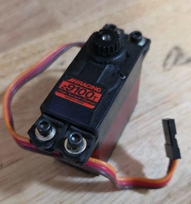 Servo de dirección JR Racing Z9100T alta velocidad Metal Gear RC Racing usado Foto 1 de 4