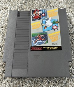 Super Mario Bros./Duck Hunt/World Class Track Meet (Nintendo NES) Untested