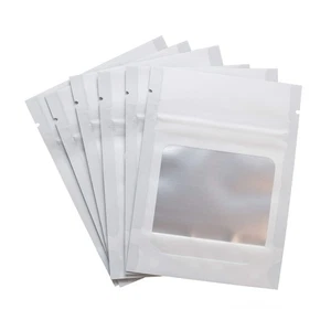 | Smell Proof Odorless Mylar Resealable Foil Pouch Bags with clear Window | S... - Picture 1 of 9