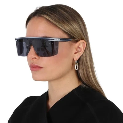Dior DIORCLUB M1U Mirror Blue Star Print Shield Ladies Sunglasses CD40042U 91C - Image 1 of 4