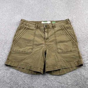 Anthropologie Shorts Womens 29 Brown The Wanderer Linen Blend Patch Pockets - Picture 1 of 13