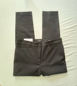 Pantalón de vestir negro ajustado LOFT para mujer The Perfect talla 12 nuevo con etiqueta - Imagen 1 de 8