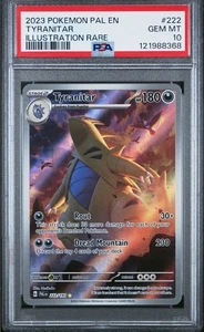 Pokémon Card Tyranitar 222/193 Paldea Evolved - PSA 10 GEM MINT - Picture 1 of 2