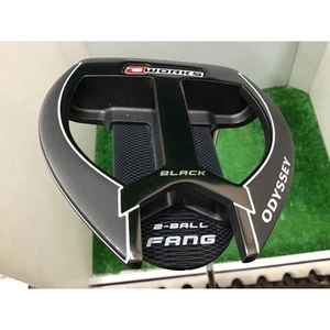 Used Odyssey putter O WORKS BLACK 2 BALL FANG 34 inch - Picture 1 of 5