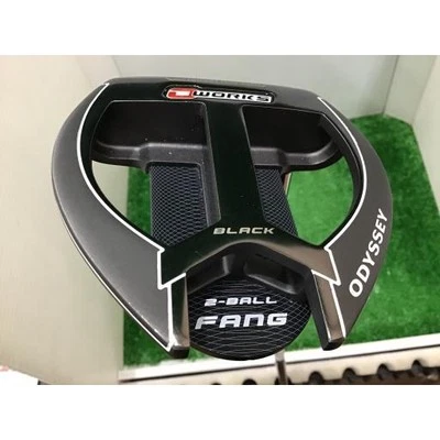 Used Odyssey putter O WORKS BLACK 2 BALL FANG 34 inch - Image 1 of 4