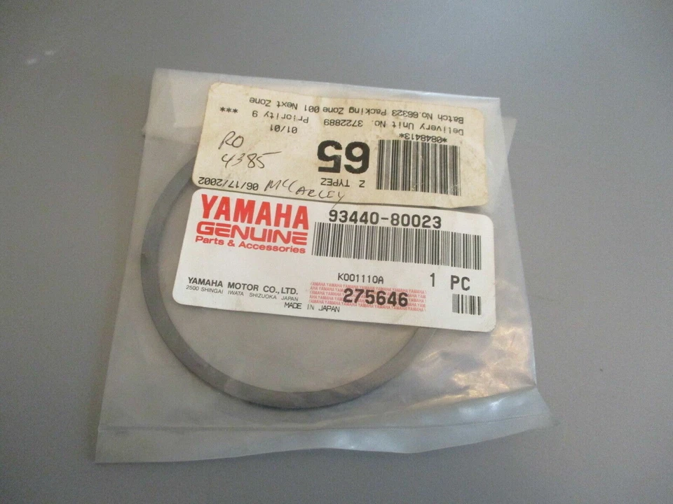 Clipe externo Yamaha fabricante de equipamento original EW643 GP643 SR643 VMX540 93440-80023 - Imagem 1 de 4