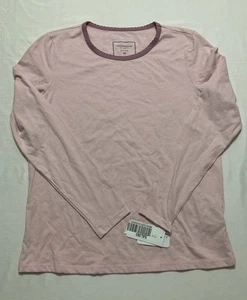 CHARTER CLUB Women’s pajama top long sleeve PINK XS - Picture 1 of 4