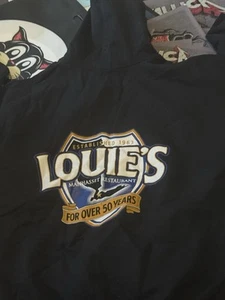 Louie’s Manhasset Hoodie XL Greek Diner New York Restaurant Long Island American - Picture 1 of 3