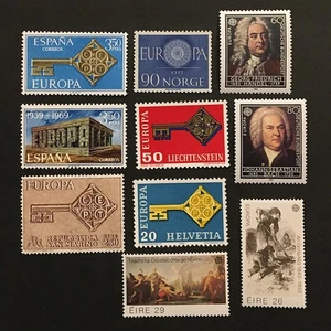 Germany Ireland Spain Switzerland Norway San Marino LOT MNH ** Europa stamps - Picture 1 of 1