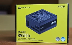 CORSAIR RM750x (2024) Fully Modular ATX Power Supply Black - Bild 1 von 7