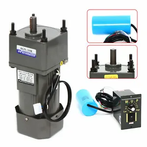 110V 250W Electric Geared Motor 135RPM 6GN 10K with Speed Reduction Controller - Picture 1 of 13