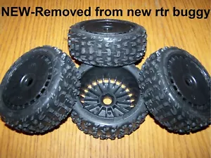 Arrma V5 Typhon Buggy 6s BLX Dboots KATAR B Tires & 17mm Wheels HPI Vorza Senton - Picture 1 of 4