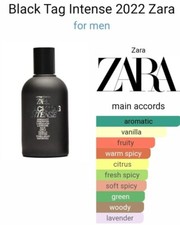 zara black tag intense perfume