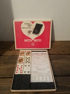 De colección Match Mates Match Boxes y Bridge Score Pad Tarjeta Fiesta Años 60 Stylecraft - Imagen 1 de 12