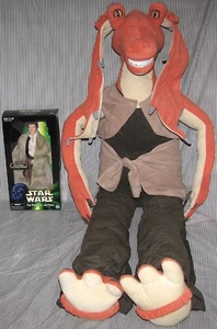 Star Wars Jar Jar Binks  Applause  Jumbo Plush FAO SCHWARZ 1999 ... Super Rare - Bild 1 von 11