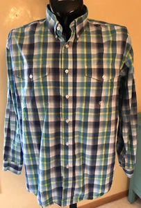 Roper Men’s Button Front Western Shirt Cowboy, Rodeo, Rancher, Rockabilly Sz L - Picture 1 of 5