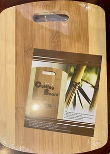BAMBOO CUTTING BOARD FDA APPROVED 14 X 10 INCH 1/2 INCH THICK NEW IN BOX - Picture 1 of 3