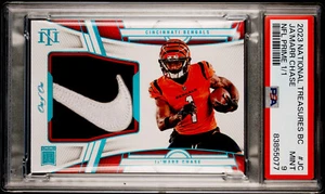 2023 National Treasures Ja’Marr Chase Masterpiece True 1/1 One Of One PSA 9 MT+ - Picture 1 of 2