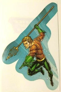 Aquaman DC Justice League Vending Sticker #6 of 15 - Picture 1 of 2